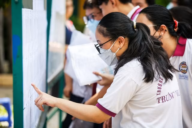 Thí sinh dự thi tốt nghiệp THPT năm 2023. Từ năm 2025 kỳ thi tốt nghiệp THPT sẽ thay đổi để phù hợp với Chương trình GDPT 2018. Ảnh: NHẬT THỊNH