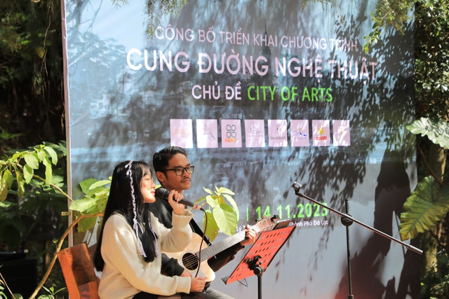 Triển khai cung đường nghệ thuật chào mừng 130 năm Đà Lạt - Ảnh 1. TP. Đà Lạt triển khai Cung đường nghệ thuật 2023. Ảnh: LÂM VIÊN