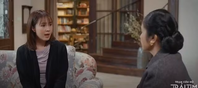 Vai Ngân Hà trong Trạm cứu hộ trái tim bị nhận xét là có tạo hình "lép vế" hơn so với nhan sắc thật của Hồng Diễm