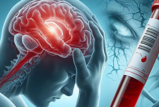 Xét nghiệm máu mới giúp dự đoán mức rủi ro đột quỵ của một người - Ảnh đồ họa AI Xét nghiệm máu mới giúp dự đoán mức rủi ro đột quỵ của một người - Ảnh đồ họa AI