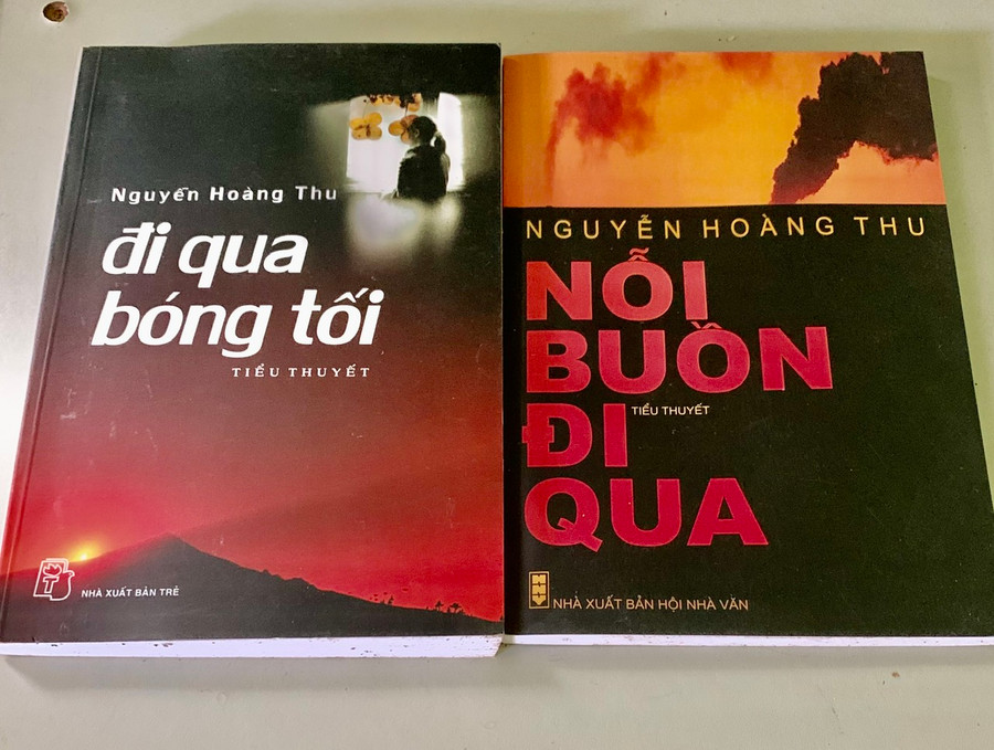 Bìa 2 trong số các tác phẩm của Nhà báo-Nhà văn Nguyễn Hoàng Thu. Ảnh: B.Q.V Bìa 2 trong số các tác phẩm của Nhà báo-Nhà văn Nguyễn Hoàng Thu. Ảnh: B.Q.V