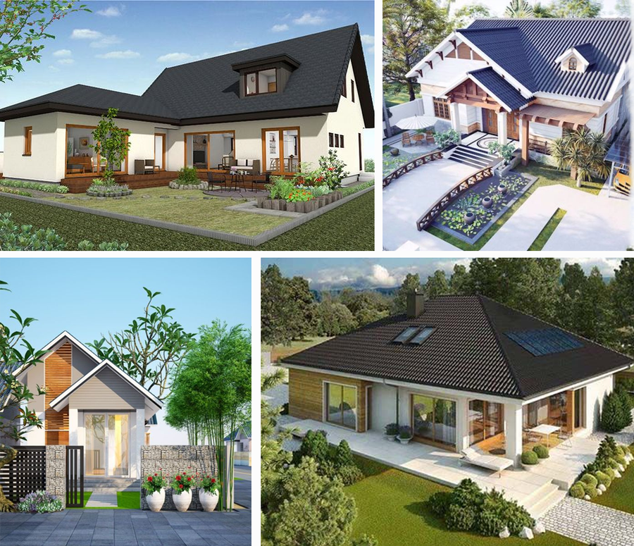 Không gian ngôi nhà mái Thái 1 tầng rất thông thoáng, thoải mái, phù hợp với từng sở thích riêng của gia chủ. Sự đặc biệt của mẫu nhà mái Thái 1 tầng là gia chủ có thể kết hợp thiên nhiên làm nổi bật phần phía trước mặt tiền. Đồ họa: Khương Duy Không gian ngôi nhà mái Thái 1 tầng rất thông thoáng, thoải mái, phù hợp với từng sở thích riêng của gia chủ. Sự đặc biệt của mẫu nhà mái Thái 1 tầng là gia chủ có thể kết hợp thiên nhiên làm nổi bật phần phía trước mặt tiền. Đồ họa: Khương Duy