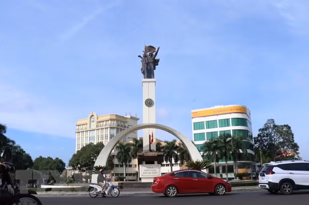 Khu vực ngã 6, trung tâm thành phố Buôn Ma Thuột, Đắk Lắk. Ảnh: Tuấn Anh/TTXVN Khu vực ngã 6, trung tâm thành phố Buôn Ma Thuột, Đắk Lắk. Ảnh: Tuấn Anh/TTXVN