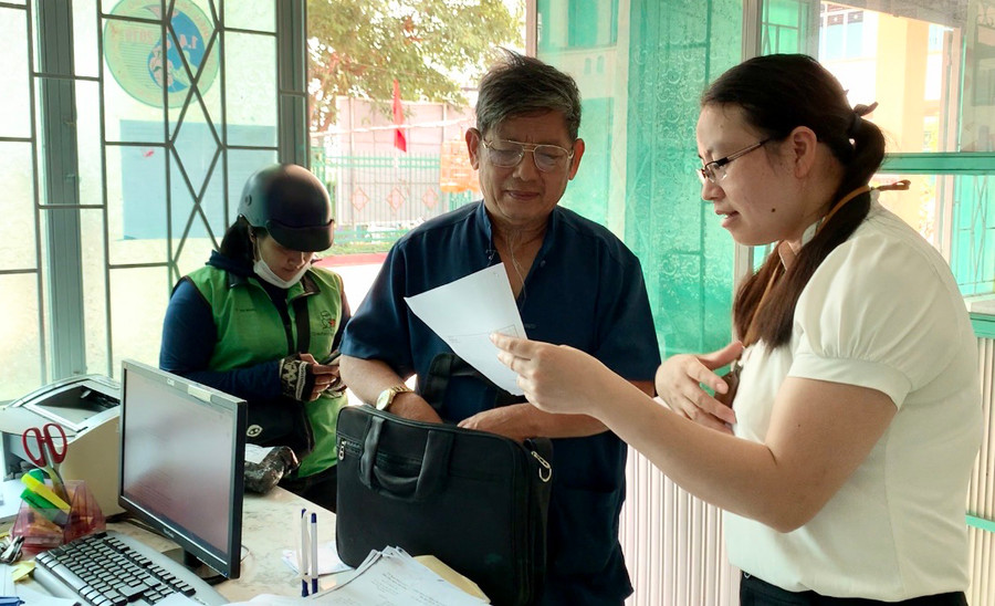 Thành phố Pleiku phấn đấu đến cuối năm 2023, số người tham gia BHYT đạt 93,5%. Ảnh: Như Nguyện Thành phố Pleiku phấn đấu đến cuối năm 2023, số người tham gia BHYT đạt 93,5%. Ảnh: Như Nguyện