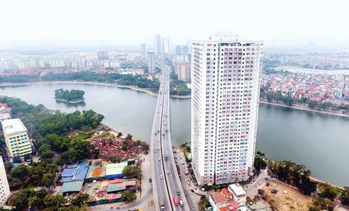 Khởi tố cựu tổng giám đốc liên quan vụ sai phạm của Tập đoàn Mường Thanh - Ảnh 1. Dự án VP6 Linh Đàm do Tập đoàn Mường Thanh xây dựng. Ảnh: T.C