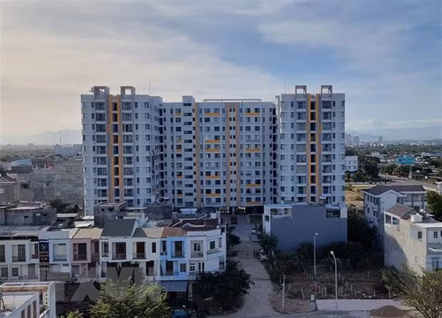 Một chung cư tại phường Mỹ Bình, thành phố Phan Rang-Tháp Chàm, tỉnh Ninh Thuận. Ảnh: Nguyễn Thành/TTXVN