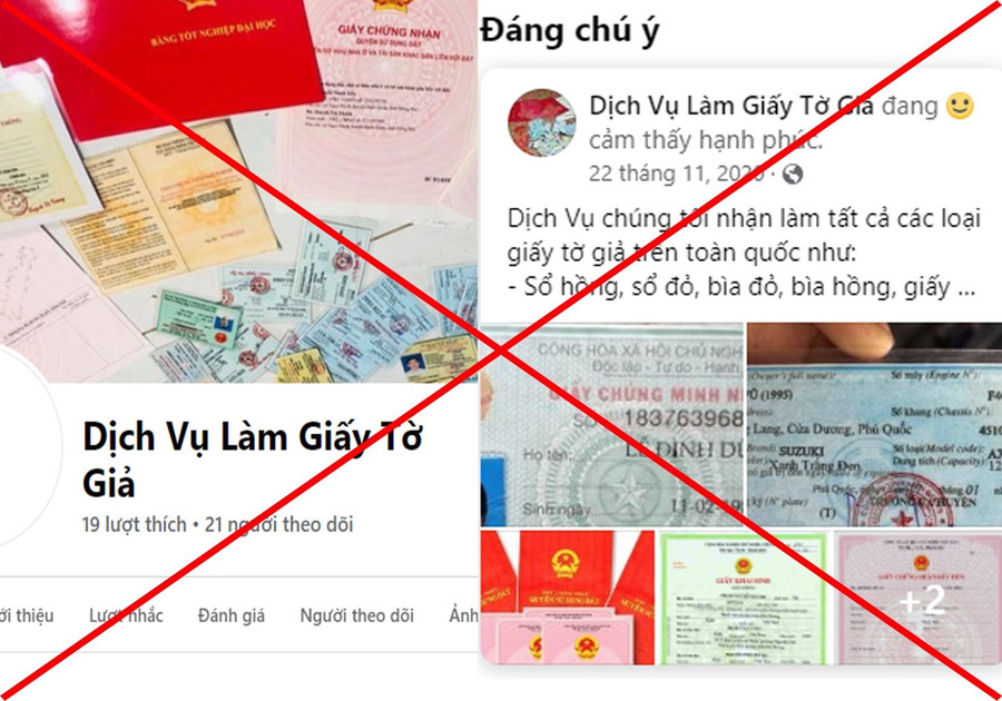 Nhan nhản các hội, nhóm làm sổ đỏ giả, GCNQSĐ giả. Ảnh: Chụp màn hình Nhan nhản các hội, nhóm làm sổ đỏ giả, GCNQSĐ giả. Ảnh: Chụp màn hình
