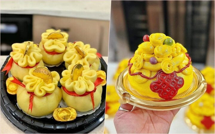 Một số loại bánh bao Thần Tài. Một số loại bánh bao Thần Tài.