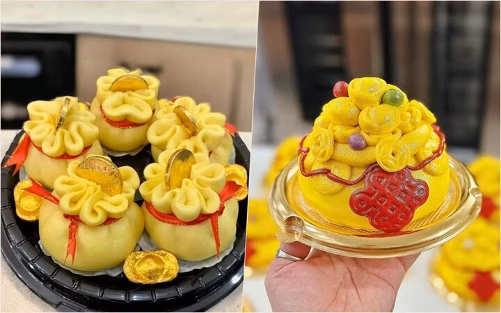 Một số loại bánh bao Thần Tài.