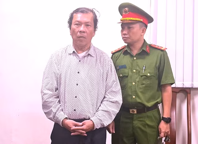 Bị cáo Trần Văn Sỹ thời điểm bị bắt