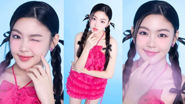 Con gái đầu lòng của MC Quyền Linh sở hữu vẻ đẹp ngọt ngào với gương mặt phúc hậu. Thảo Linh cũng có chiều cao ấn tượng và được nhiều người yêu mến với nét đẹp "chuẩn Hoa hậu". Con gái đầu lòng của MC Quyền Linh sở hữu vẻ đẹp ngọt ngào với gương mặt phúc hậu. Thảo Linh cũng có chiều cao ấn tượng và được nhiều người yêu mến với nét đẹp "chuẩn Hoa hậu".