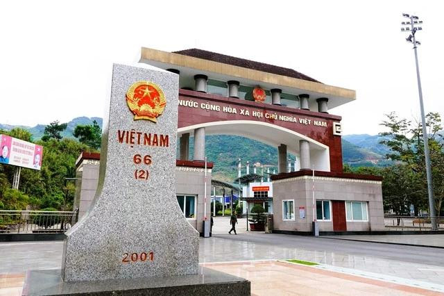 Cửa khẩu Ma Lù Thàng, nơi các đây 45 năm, đơn vị anh hùng Hoàng Minh Phương đã bảo vệ