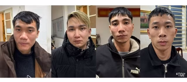 Các bị can trong vụ án. Ảnh: Công an cung cấp