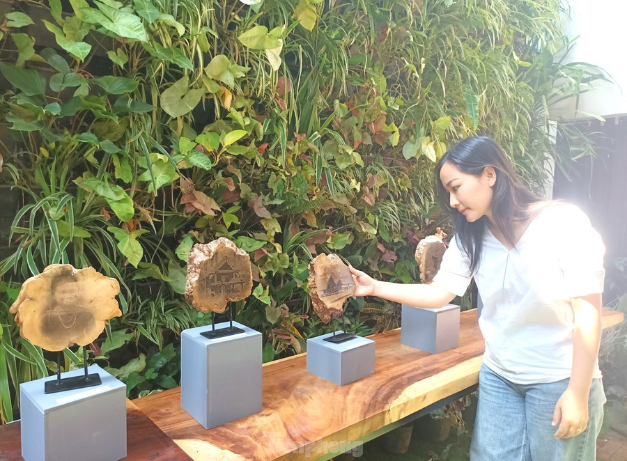Họa sĩ Nohochi cho biết anh chọn những thân gỗ cà phê hơn 30 năm tuổi để phóng tác ảnh nhằm góp phần quảng bá về loại cây trồng chủ lực ở địa phương. Đồng thời, tận dụng những cây cà phê già cỗi ở các vườn cà phê, tránh lãng phí nguồn tài nguyên. Họa sĩ Nohochi cho biết anh chọn những thân gỗ cà phê hơn 30 năm tuổi để phóng tác ảnh nhằm góp phần quảng bá về loại cây trồng chủ lực ở địa phương. Đồng thời, tận dụng những cây cà phê già cỗi ở các vườn cà phê, tránh lãng phí nguồn tài nguyên.