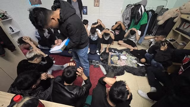 Hiện trường vụ đánh bạc