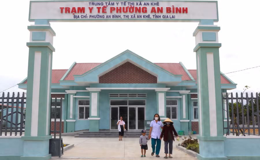 Từ cuối tháng 1-2024, Trạm Y tế phường An Bình (thị xã An Khê) đã được chuyển về cơ sở mới khang trang. Ảnh: N.M