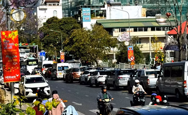 Đà Lạt đang vài cao điểm du lịch Tết Nguyên đán Giáp Thìn.