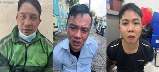 Từ trái qua, đối tượng Lợi, Mạnh và Tuấn Anh Từ trái qua, đối tượng Lợi, Mạnh và Tuấn Anh