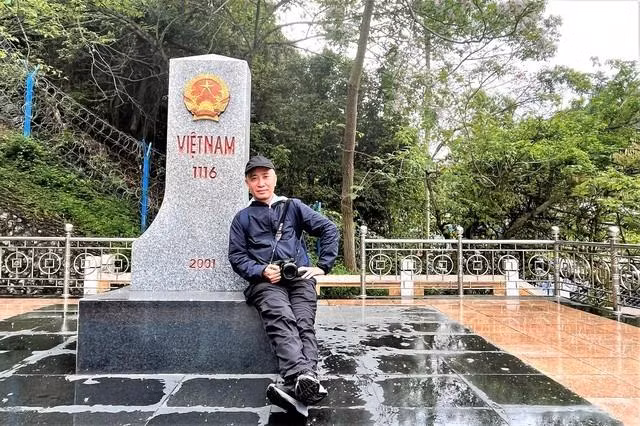 Mốc giới số 1116 ở cửa khẩu Hữu Nghị (Lạng Sơn)