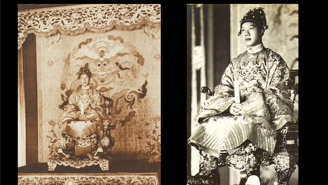 Hình ảnh vua Bảo Đại được nhà đấu giá giới thiệu