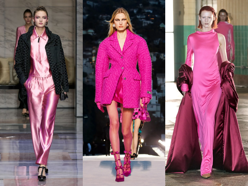 Từ trái sang phải: Giorgio Armani, Versace, Standing Ground.