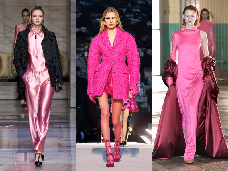 Từ trái sang phải: Giorgio Armani, Versace, Standing Ground.