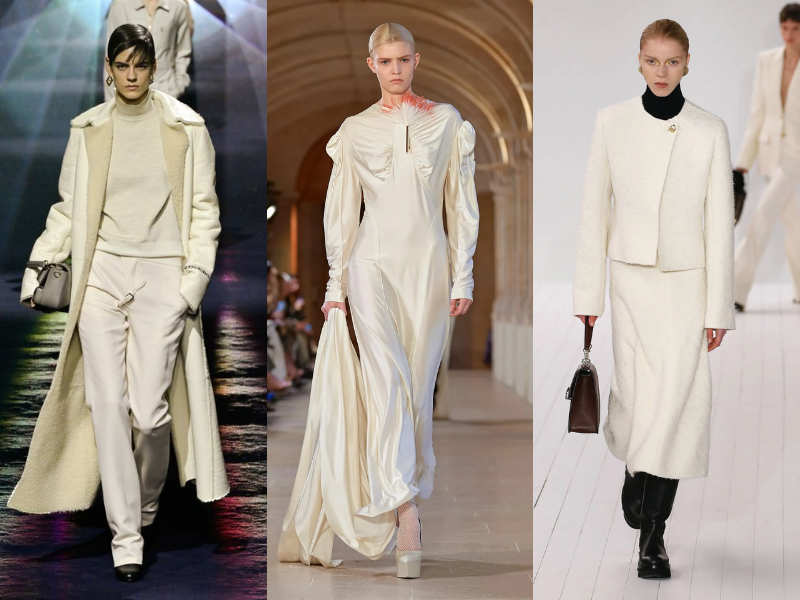 Từ trái sang phải: Fendi, Victoria Beckham, Chloé.