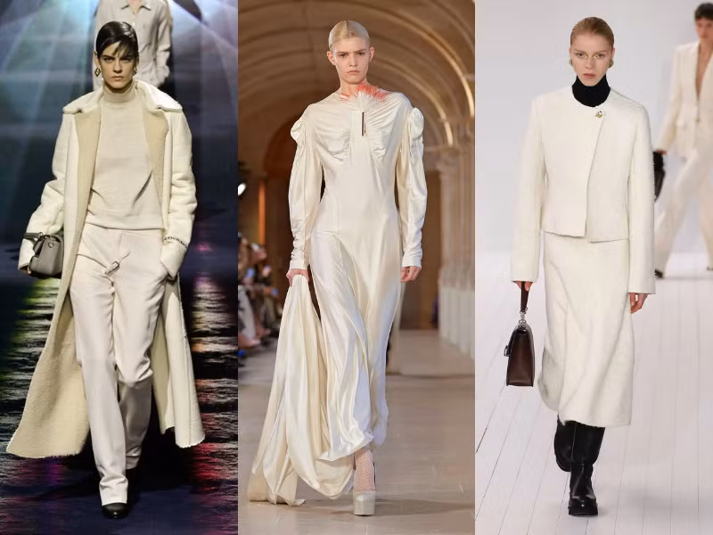 Từ trái sang phải: Fendi, Victoria Beckham, Chloé.