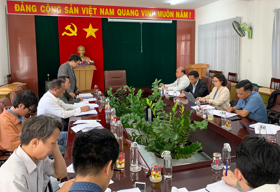 Quang cảnh buổi giám sát tại Ban Dân tộc tỉnh. Ảnh: Ngọc Anh Quang cảnh buổi giám sát tại Ban Dân tộc tỉnh. Ảnh: Ngọc Anh