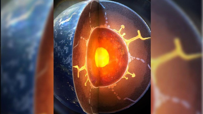 Trái Đất rò rỉ, sinh ra một lớp hoàn toàn mới - Ảnh 1. Cấu trúc bên trong của Trái Đất . Ảnh: ASU