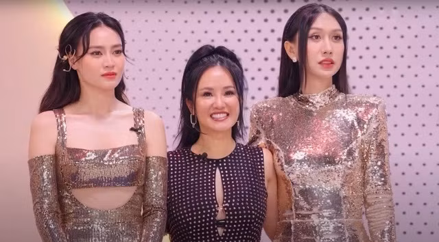 Hồng Nhung thừa nhận mình còn thiếu sót khi trình diễn cùng Lan Ngọc và Lynk Lee. Ảnh: CHỤP MÀN HÌNH