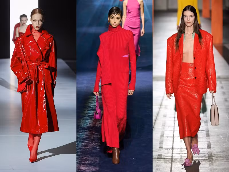 Từ trái sang phải: Dolce &amp; Gabbana, Fendi, Prada.