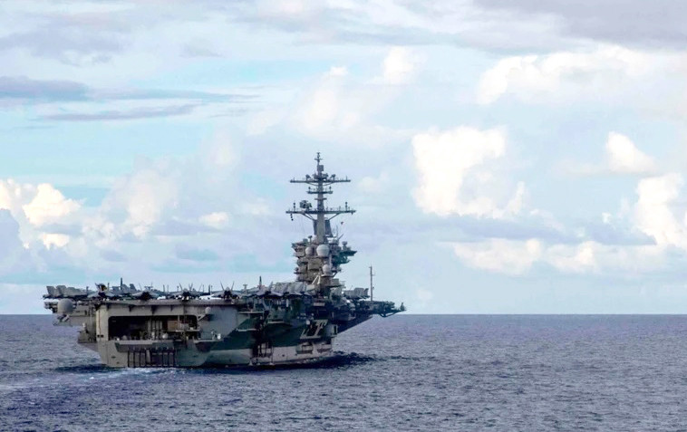 Tàu sân bay của Hải quân Mỹ tham gia tập trận (nguồn: Hải quân Mỹ). Tàu sân bay của Hải quân Mỹ tham gia tập trận (nguồn: Hải quân Mỹ).