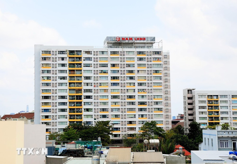 Các căn hộ nhà ở xã hội khu dân cư Nam Long, quận 7, Thành phố Hồ Chí Minh. (Ảnh: Hồng Đạt/TTXVN) Các căn hộ nhà ở xã hội khu dân cư Nam Long, quận 7, Thành phố Hồ Chí Minh. (Ảnh: Hồng Đạt/TTXVN)