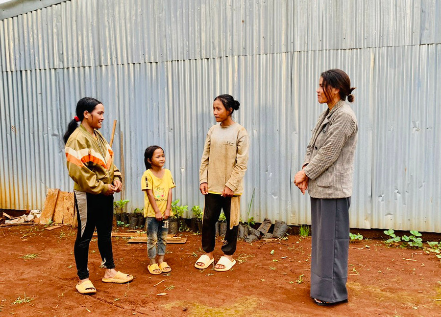 Nhiều hộ dân ở xã Ia Kênh (TP. Pleiku) gặp khó khăn về kinh phí xây dựng nhà ở. Ảnh: H.T