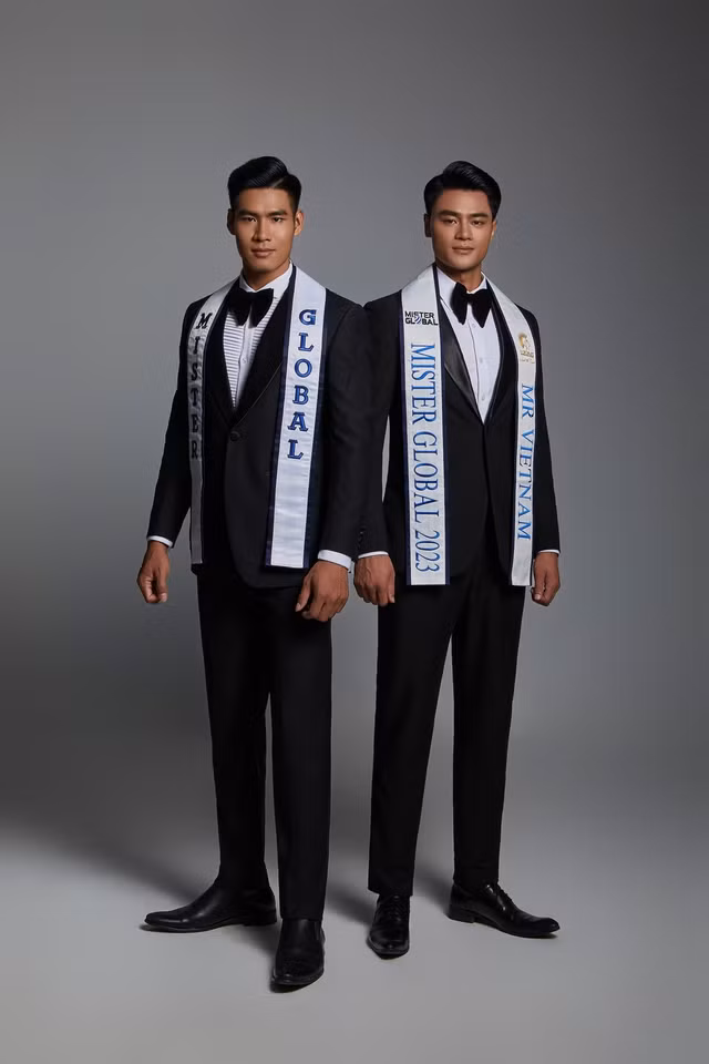 Nam người mẫu 9X thừa nhận thành tích trước đó của Danh Chiếu Linh là áp lực đối với anh tại cuộc thi Nam vương toàn cầu 2023. Ảnh: NVCC