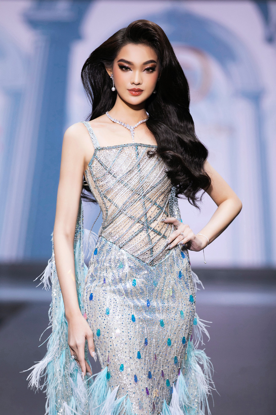 Dàn Hoa, Á hậu trình diễn trong show của nhà thiết kế Lê Long Dũng - Ảnh 5. Người đẹp Bé Quyên cũng là gương mặt được nhiều nhà thiết kế trong nước yêu thích. Ảnh: NVCC