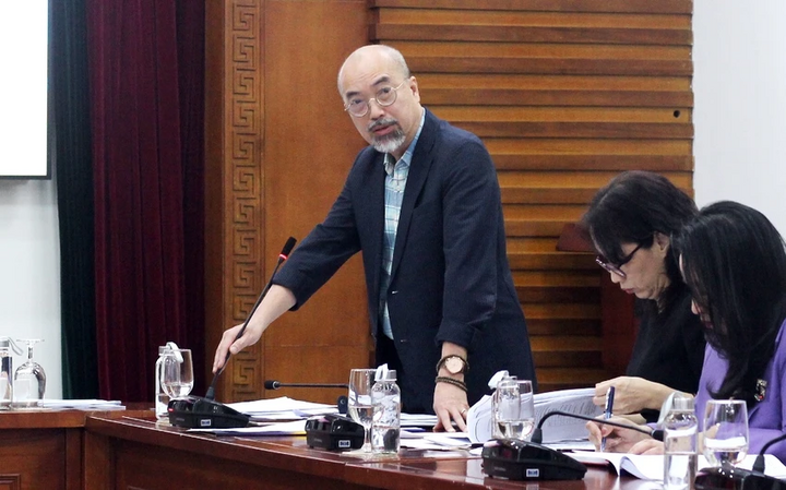 Cục trưởng Vi Kiến Thành thông tin về LHP Việt Nam. Ảnh: Viết Thịnh Cục trưởng Vi Kiến Thành thông tin về LHP Việt Nam. Ảnh: Viết Thịnh