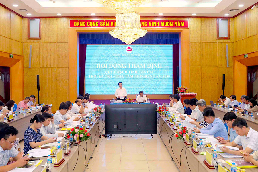 Hội nghị thẩm định quy hoạch tỉnh Gia Lai thời kỳ 2021-2030, tầm nhìn đến năm 2050. Ảnh: MPI