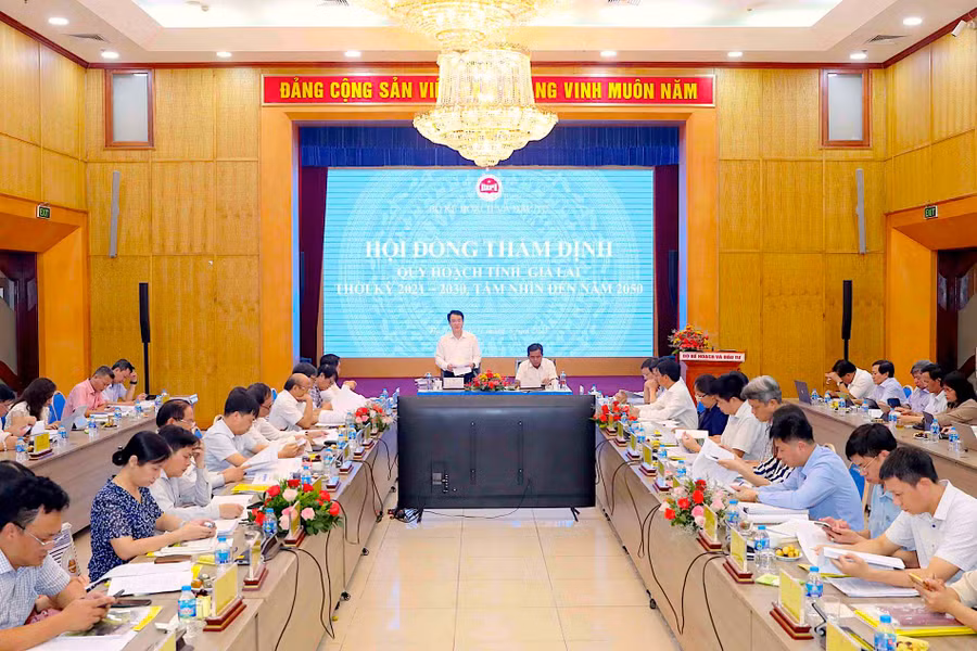 Hội nghị thẩm định quy hoạch tỉnh Gia Lai thời kỳ 2021-2030, tầm nhìn đến năm 2050. Ảnh: MPI