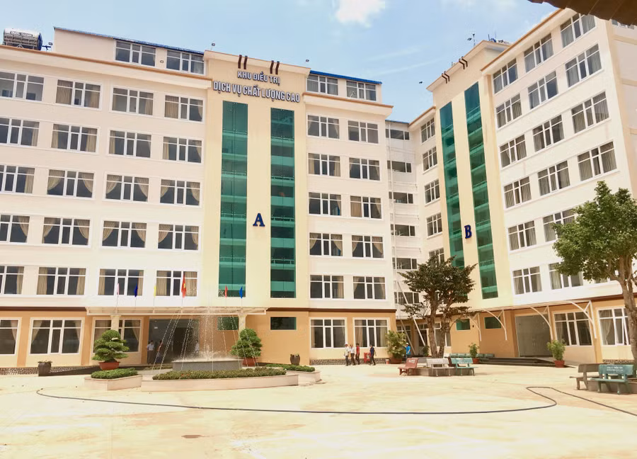 Tiền thân Bệnh viện Bình An Gia Lai là Khu điều trị dịch vụ chất lượng cao. Ảnh: Hà Duy