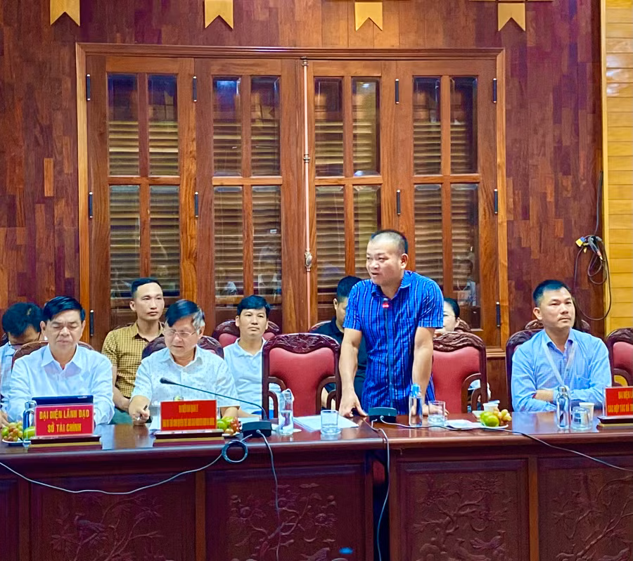 Anh Nguyễn Hân-chủ cơ sở Nguyễn Hân Coffee Farm (huyện Đức Cơ) mong muốn có người dẫn dắt cho những cơ sở sản xuất cà phê nhỏ. Ảnh: Hà Duy