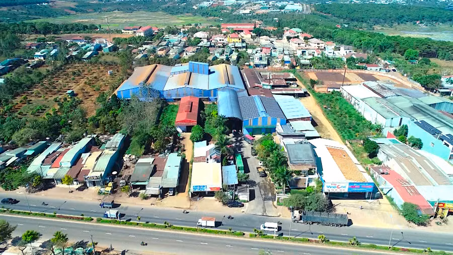 Một góc Khu Công nghiệp Trà Đa (TP. Pleiku). Ảnh: Hà Duy