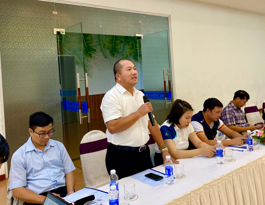 Ông Nguyễn Văn Thành-Giám đốc Công ty TNHH Xuất nhập khẩu Hoa Trang Gia Lai đã có những ý kiến tâm huyết tại buổi tọa đàm. Ảnh: Hà Duy Ông Nguyễn Văn Thành-Giám đốc Công ty TNHH Xuất nhập khẩu Hoa Trang Gia Lai đã có những ý kiến tâm huyết tại buổi tọa đàm. Ảnh: Hà Duy