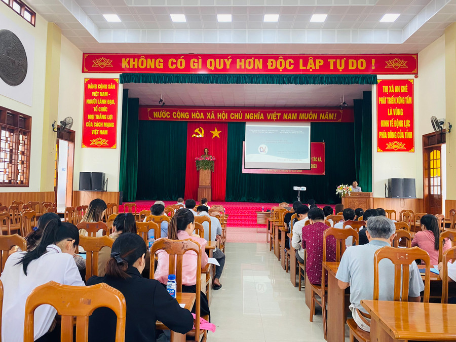 Trung tâm Xúc tiến đầu tư tổ chức 3 khóa hỗ trợ phát triển nguồn nhân lực cho doanh nghiệp. Ảnh: H.D