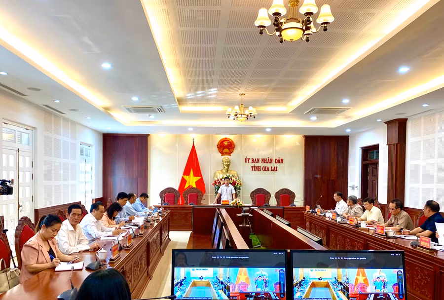 Quang cảnh buổi làm việc. Ảnh: Hà Duy