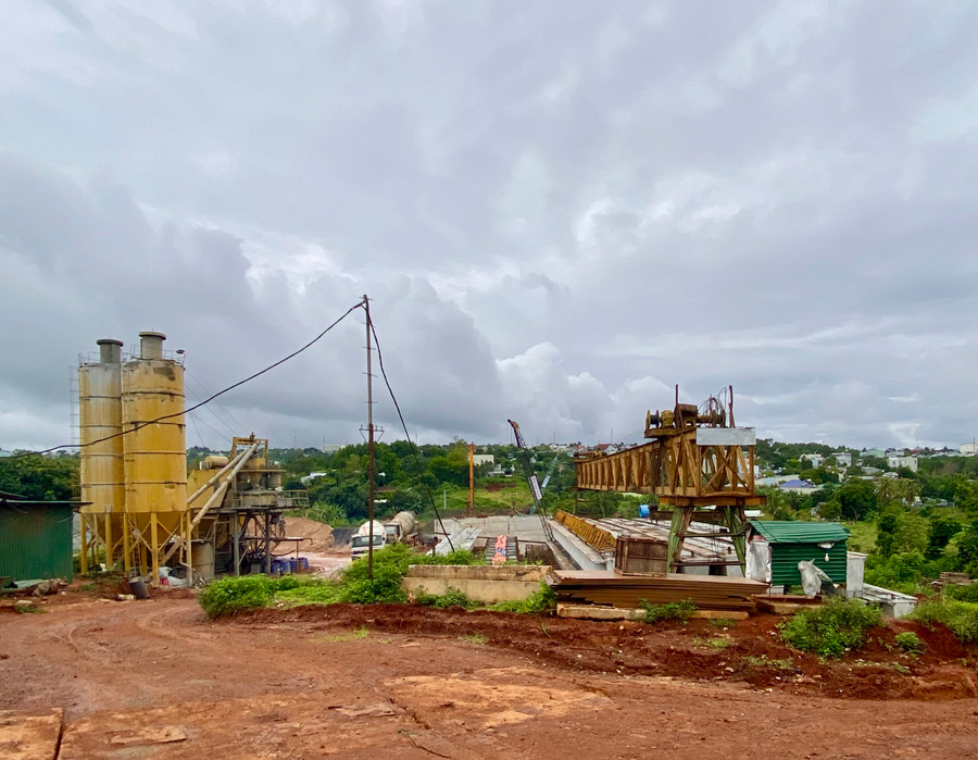 Gia Lai đang đẩy nhanh tiến độ thực hiện các dự án đầu tư công để tạo cơ sở cho phát triển kinh tế-xã hội của tỉnh. Ảnh: Hà Duy