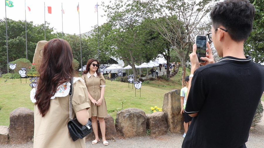 Tại Bảo tàng Thế giới cà phê đã đón nhiều du khách từ sáng sớm. Ảnh: Sầm Ánh Tại Bảo tàng Thế giới cà phê đã đón nhiều du khách từ sáng sớm. Ảnh: Sầm Ánh