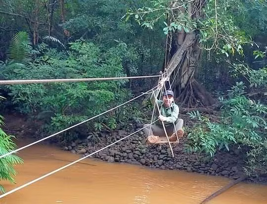 Vào ngày Tết nhưng lực lượng ngành lâm nghiệp ở Đắk Nông vẫn không chủ quan, lơ là nhiệm vụ giữ rừng. Ảnh: Tây Nguyên