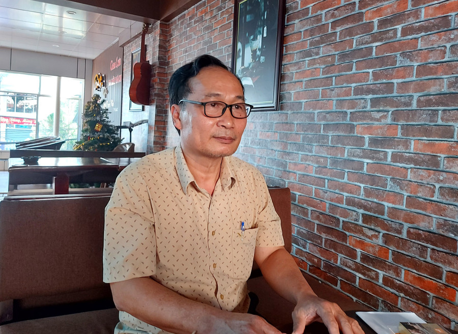 Võ sư Lê Vĩnh Lợi-người đặt nền móng cho Karate Gia Lai. Ảnh: Nguyễn Tú